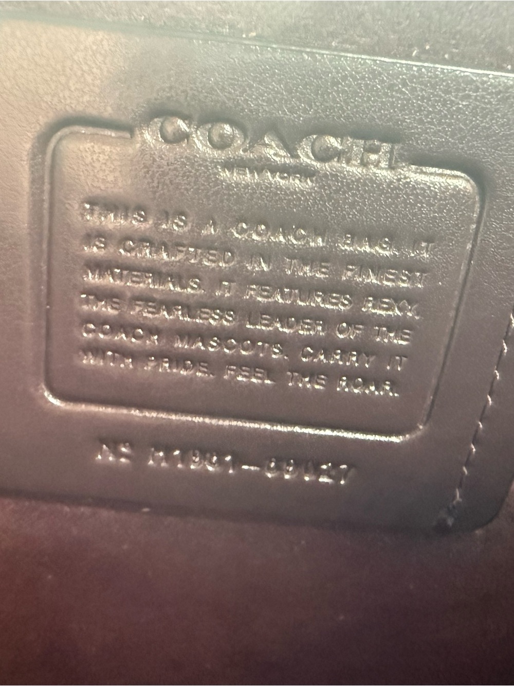 Coach Black Rexy Leather Tote - Picture 6 of 9